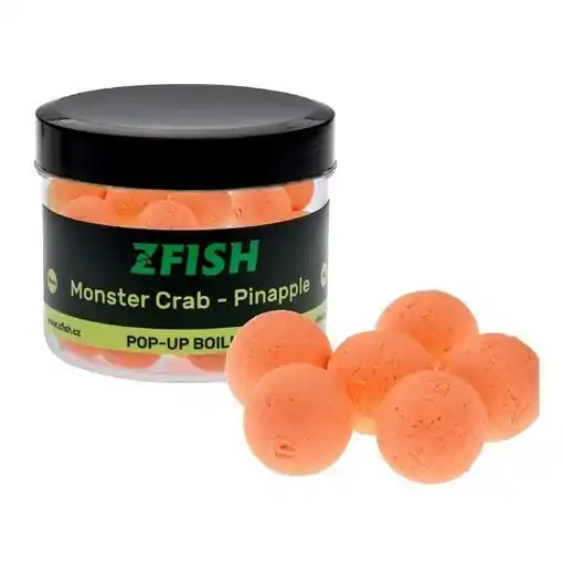 Víkendová Akce ZFISH Pop-Up Boilie 60g 16mm Monster Krab & Ananas
