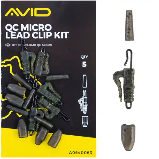 Avid Carp QC Micro Lead Clip Kit Vrácení Zdarma