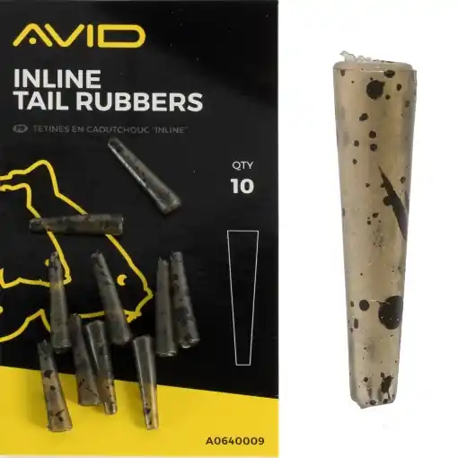 Avid Carp Outline Inline Tail Rubbers Poslední Šance
