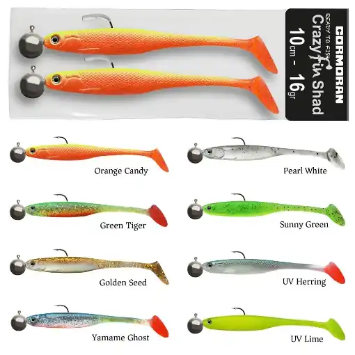 Cenový Hit Cormoran Crazy Fin Shad RTF 10cm (2szt)