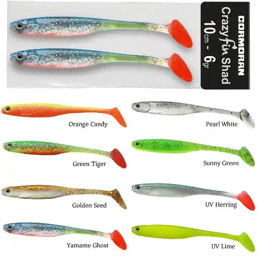 Poslední Šance Cormoran Crazy Fin Shad 10cm (2szt)