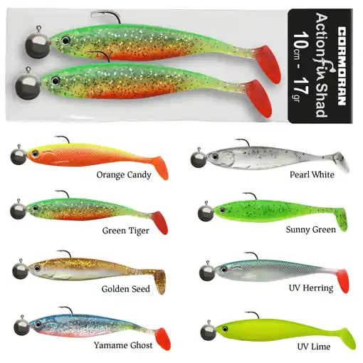 Cormoran Action Fin Shad RTF 10cm (2pcs) Víkendová Akce