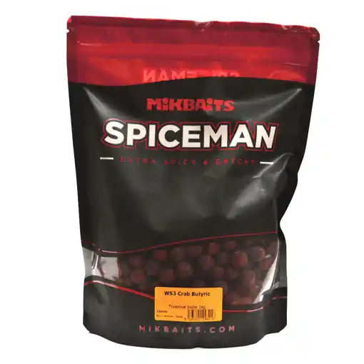 Mikbaits Spiceman WS3 Boilie Krab Butyric 16mm 1kg Bezpečná Platba