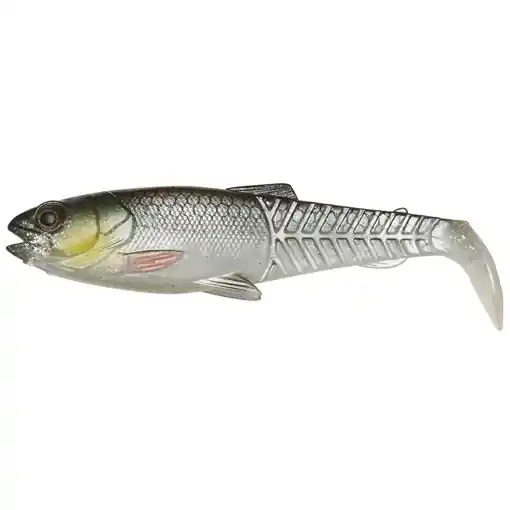 SG Craft Cannibal Paddletail 8.5cm Green Silver UV Nejprodávanější