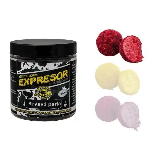 Pouze Dnes Boilies Expresor v dvojobalu 150g 16mm Krvavá perla