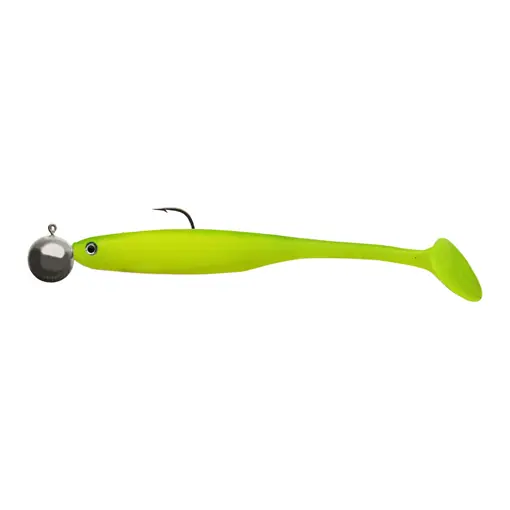 Výprodej Cormoran Crazy Fin Shad RTF 13cm UV Lime (2Stk)