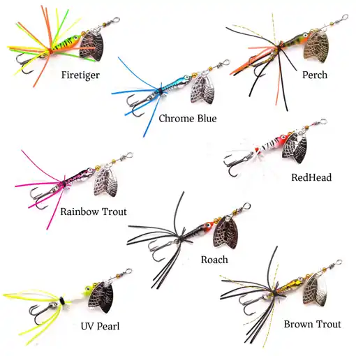 SPRO Larva Mayfly Micro Spinner 5cm s trojháčkem Nízká Cena