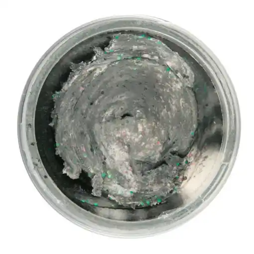 Autentický PowerBait Glitter Trout Bait Black/White Twist
