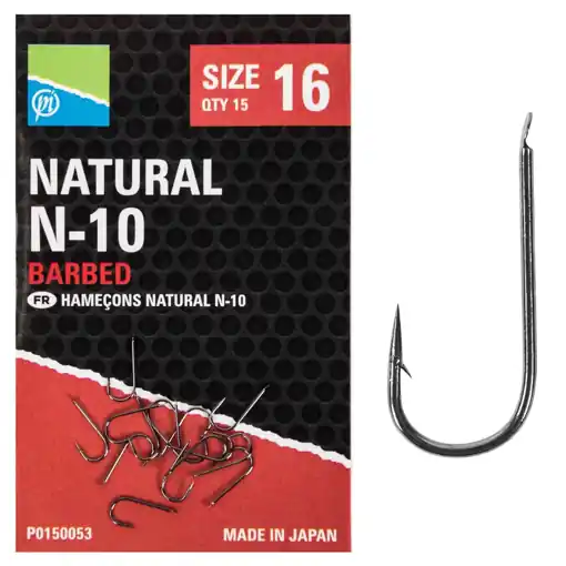 Nakupujte Hned Preston Innovations Natural N-10 Hooks 12 15Stk.