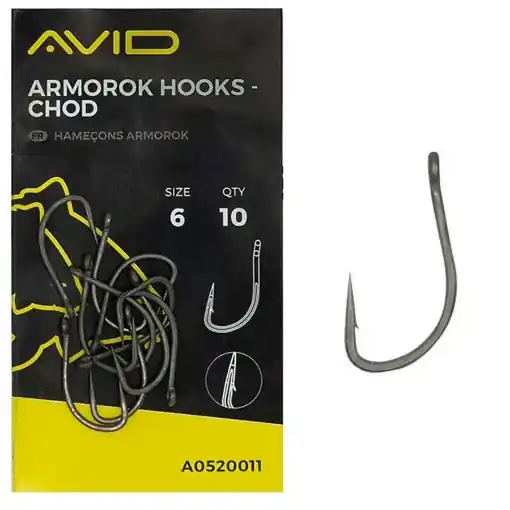 Tovární Cena Avid Carp Armorok Chod Hooks 6 Barbed