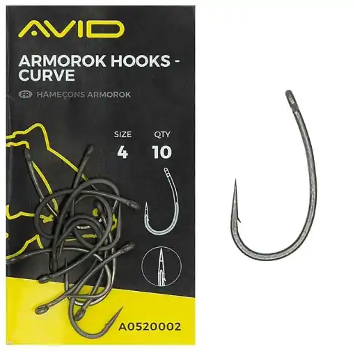 Zlevněný Avid Carp Armorok Curve Hooks 4 Barbed
