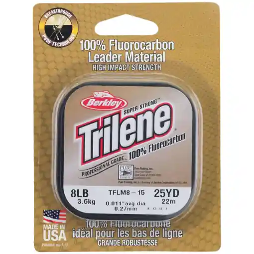 Berkley Trilene 100% Fluorocarbon 25m 0.32mm Přímo Od Výrobce
