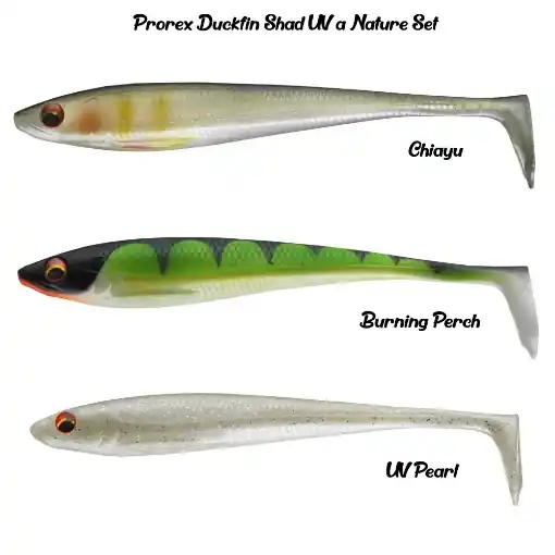 Vysoce Kvalitní Daiwa PX Duckfin UV & Nature Set 6.0cm 9Stk.