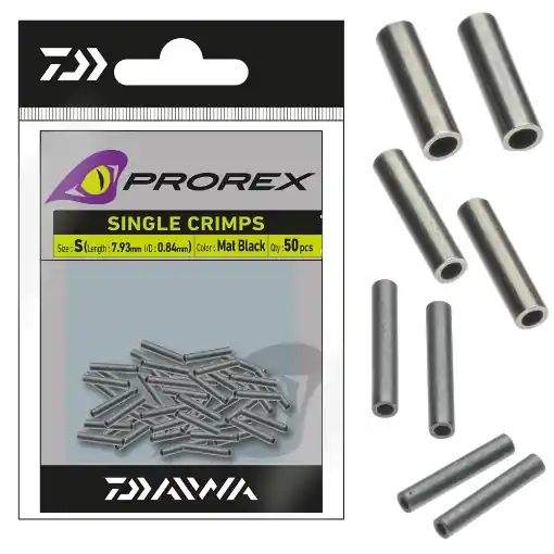 Daiwa Prorex Single Crimps M 1.04mm 50Stk. Originální