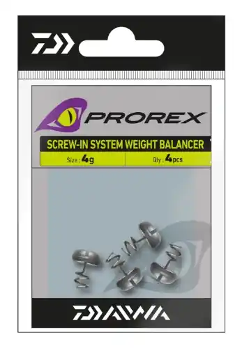 Daiwa Prorex Screw-in Weight Balancer 12g (3pc) Must-Have