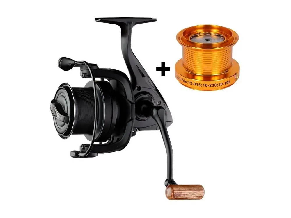 Tovární Cena Giants Fishing Naviják Deluxe Reel FD 6000 + Cívka 6000 Gold