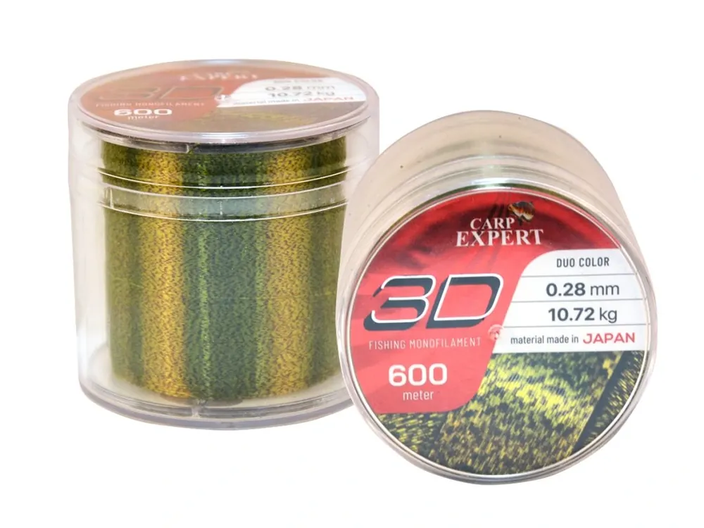 CARP EXPERT 3D MONOFIL Vlasec 600M Speciální Cena