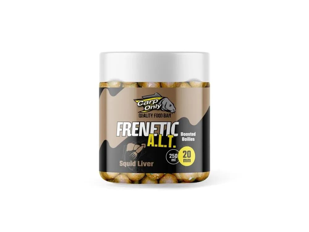 Frenetic A.L.T. Boosted Boilies Oliheň a Játra 20 mm 250 ml Pouze Dnes