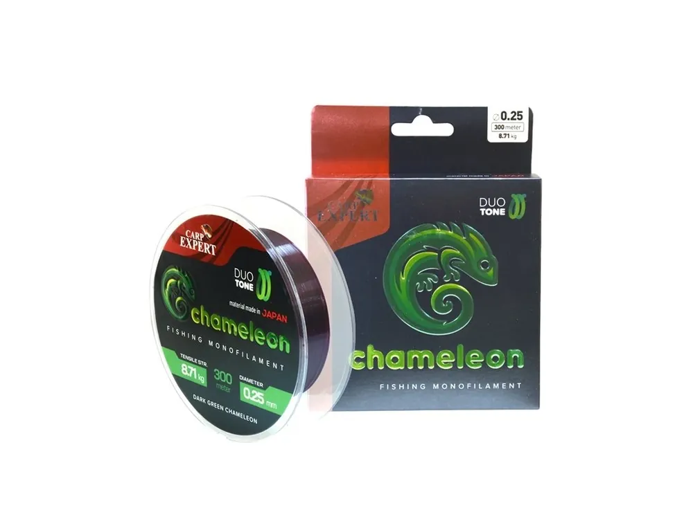 Výhodná Nabídka CARP EXPERT CHAMELEON SHINY DARK GREEN MONOFIL VLASEC