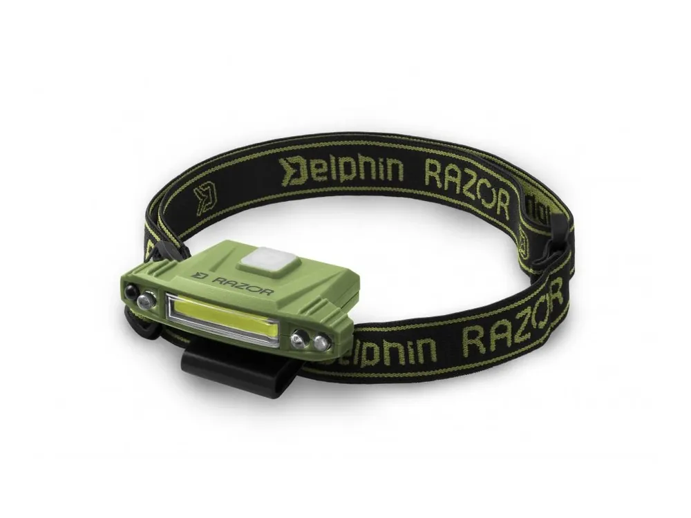 Čelová lampa Delphin RAZOR USB UC Finální Výprodej