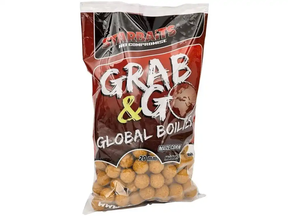 Starbaits Boilies Global Sweet Corn 2,5 kg 20 mm Výprodej