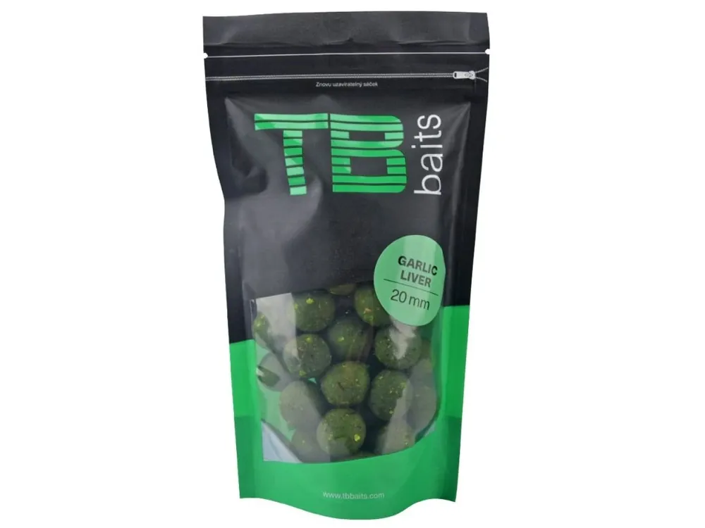TB Baits Boilie Garlic Liver 250 g Akční Cena