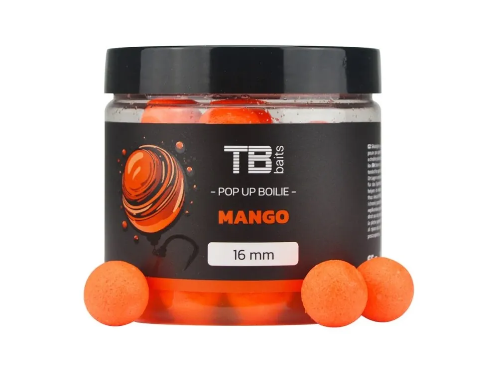 TB Baits Plovoucí Boilie Pop-Up Mango + NHDC 65 g Rychlé Dodání