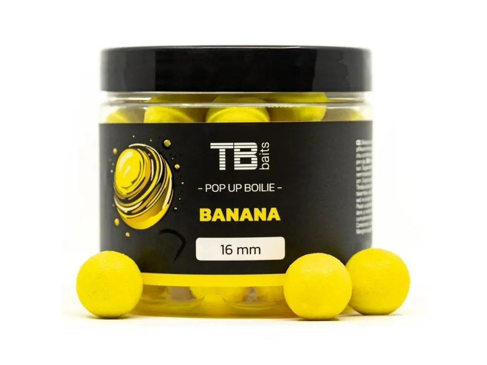 Nakupujte Hned TB Baits Plovoucí Boilie Pop-Up Banana + NHDC 65 g