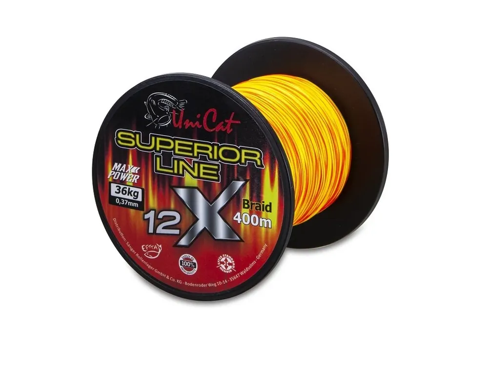 Top Prodej Uni Cat šňůra 12 X Superior Line 0,70mm, 400m, 71 kg