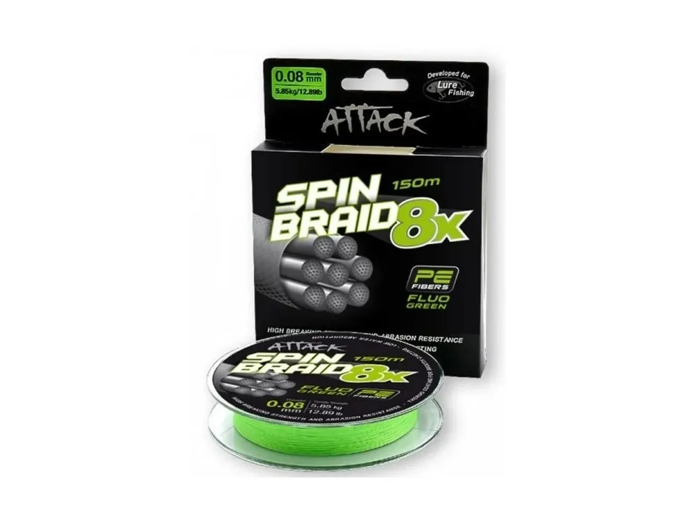Odeslání Ihned ATTACK SPINBRAID 8X