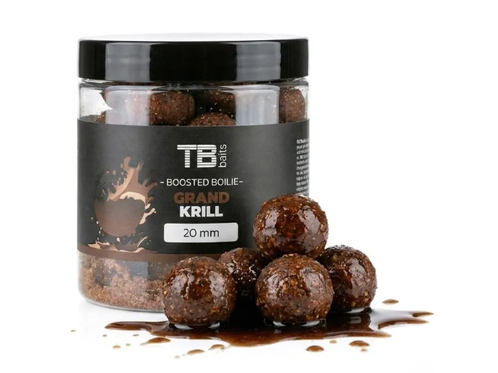 TB Baits Boosterované Boilie Grand Krill 120 g Bezpečná Platba