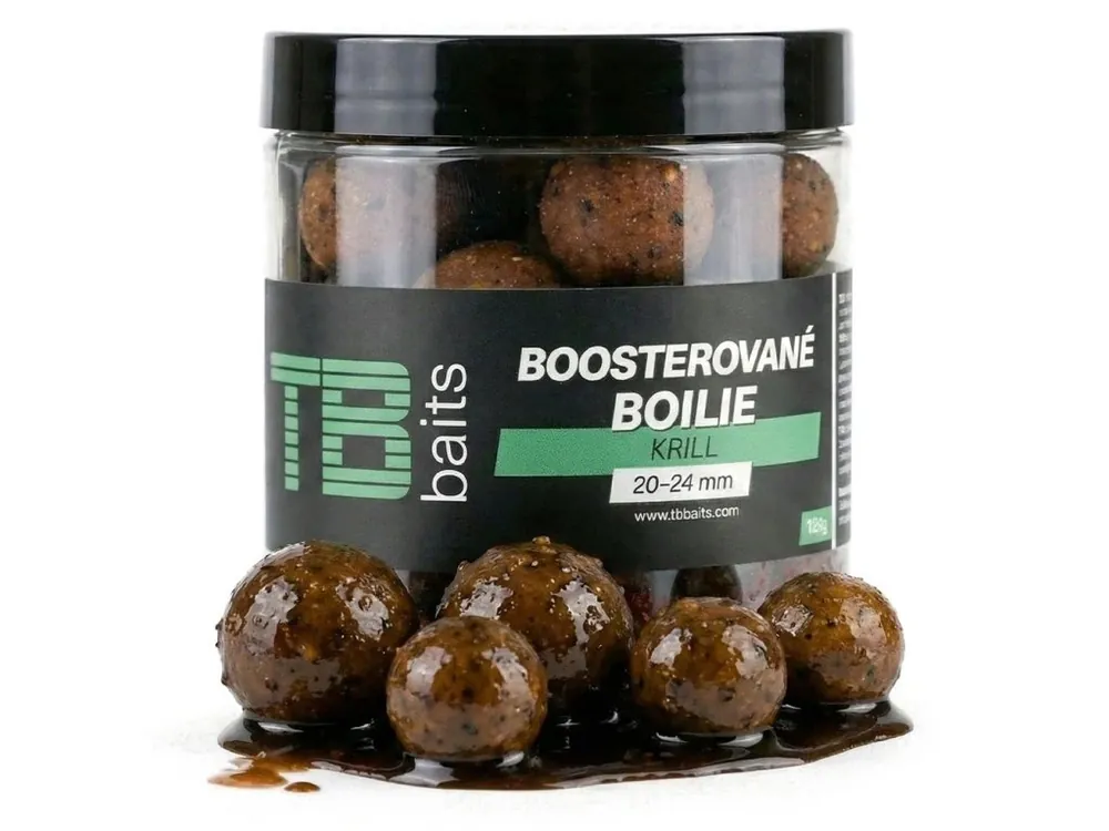 TB Baits Boosterované Boilie Krill 120 g 20-24 mm Zlevněný