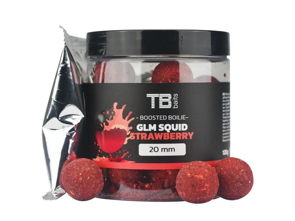TB Baits Boosterované Boilie Squid Strawberry 120 g Originální