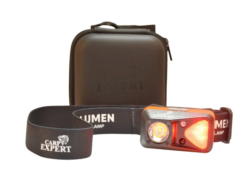 CARP EXPERT čelová svítílna LUMEN s pouzdrem Nejprodávanější