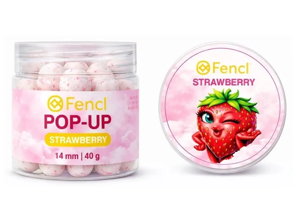 Fencl Plovoucí Boilie Pop Up Strawberry 40 g 14 mm Dokud Zásoby Vydrží