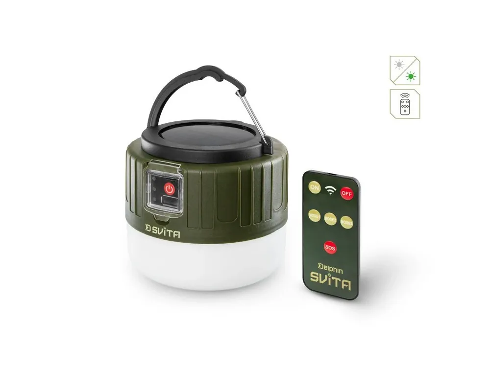 Kempová lampa s ovladačem Delphin SVITA 4W/3600mAh Speciální Cena