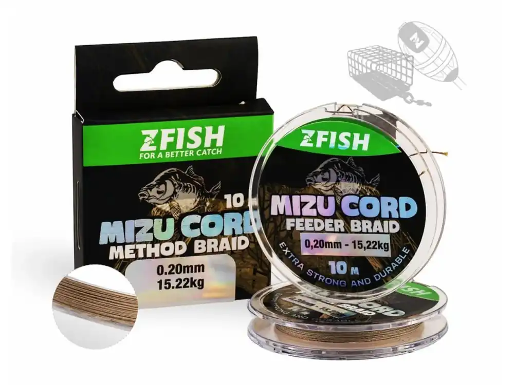 ZFISH Šňůrka MizuCord Method Feeder braid 10m Časově Omezené