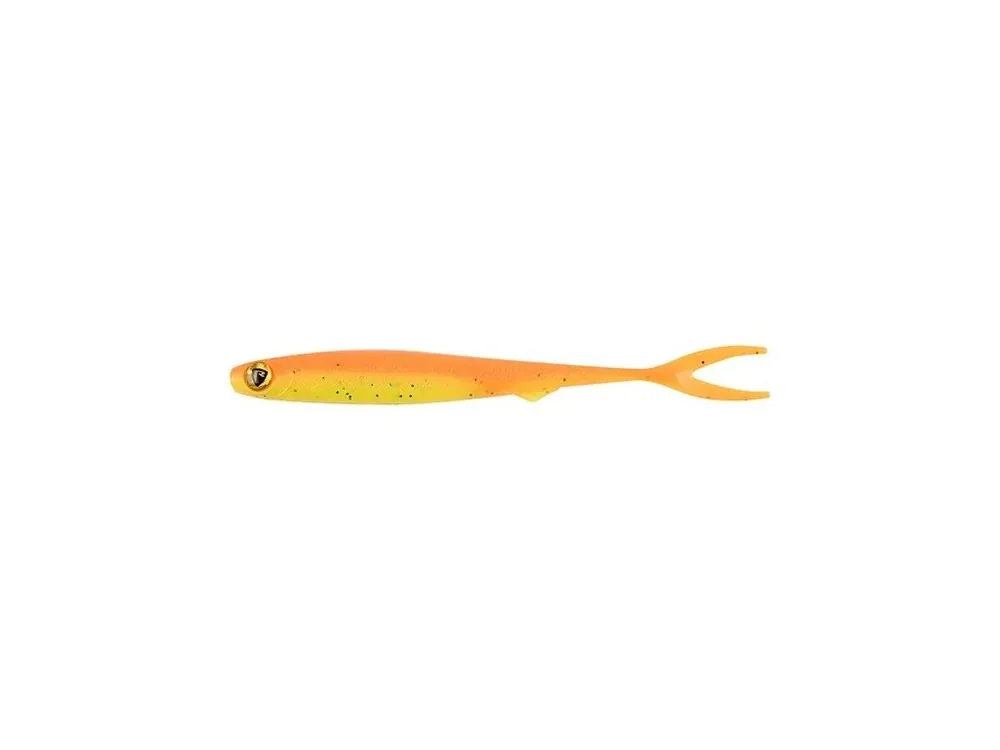 Fox Rage Gumová Nástraha Slick Finesse Super Soft UV Orange Chartreuse Oblíbený