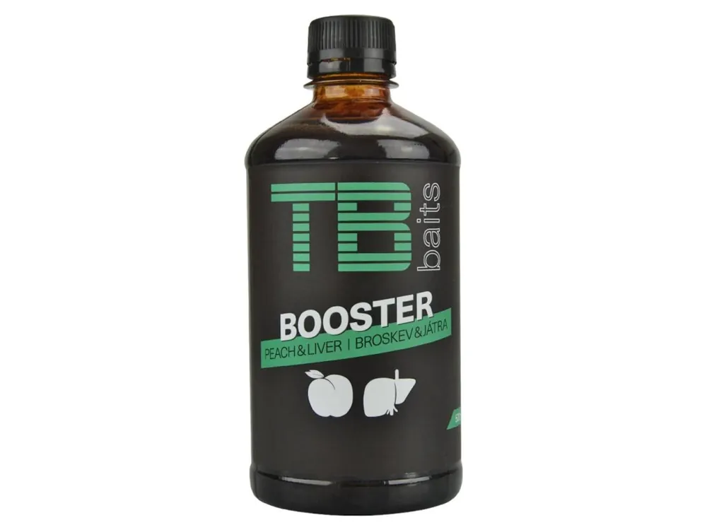 TB Baits Booster Peach Liver 500 ml Pouze Dnes