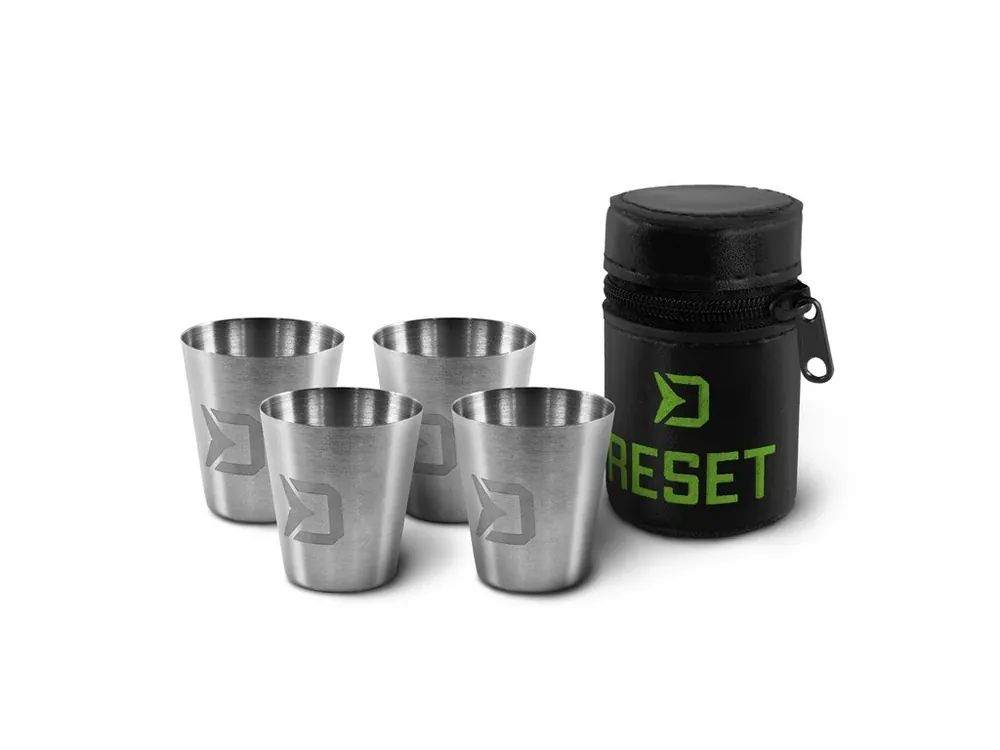 Tovární Cena Delphin Set Nerezových Pohárků RESET 4v1