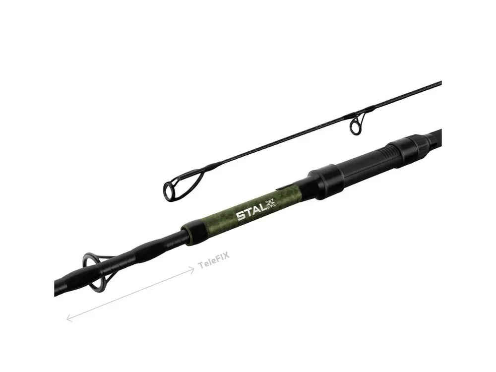 Delphin Poloteleskopický Kaprový Prut Stalx TeleFIX 3 m 3 lb Vysoce Kvalitní