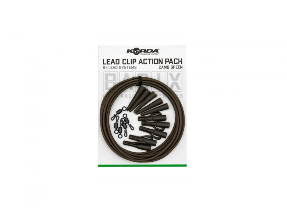 Top Prodej Korda Sada Basix Lead Clip Action Pack
