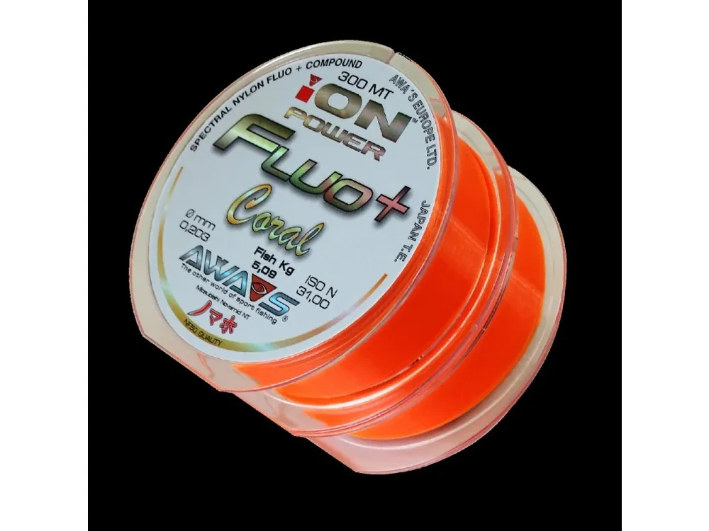 Dokud Zásoby Vydrží Awa‘S Vlasec Ion Power Fluo+ Coral 2x300 m
