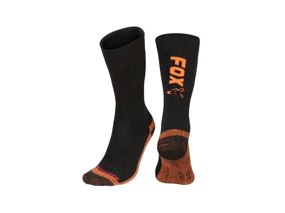 Fox Black / Orange Thermolite long sock 10 - 13 (Eu 44-47) Tovární Cena