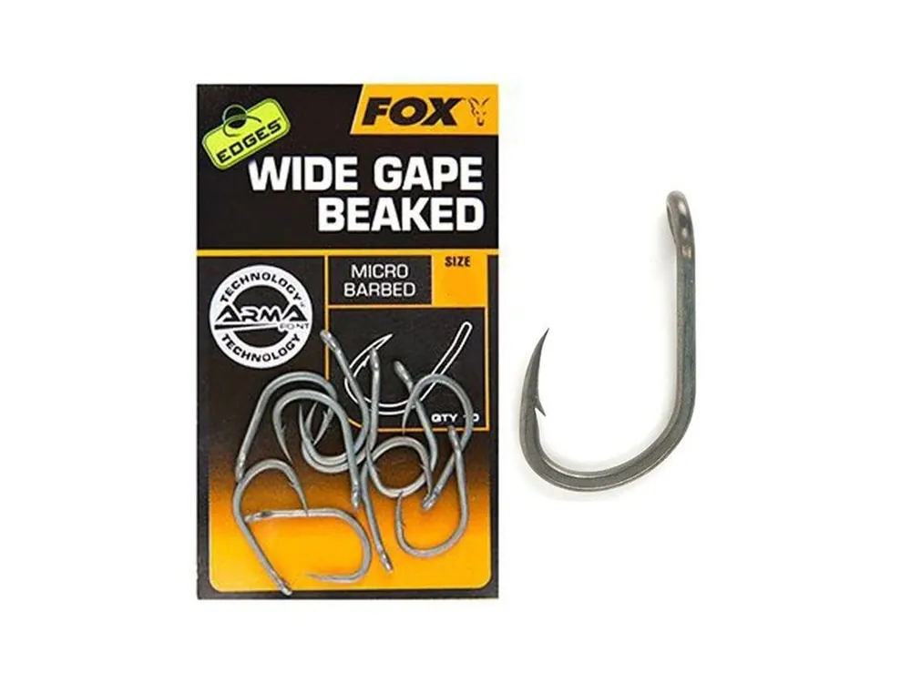 Objednat Nyní Fox Háčky Edges Wide Gape Beaked
