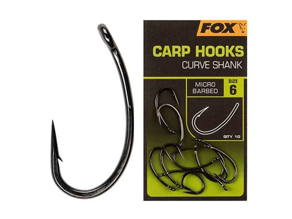 Přímo Od Výrobce Fox Háčky Curve Shank 10 ks
