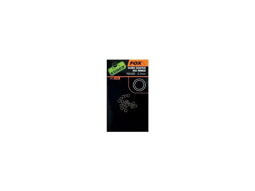 Fox Kroužky Kuro Coated Rig Rings - 3.2mm Medium Přímo Od Výrobce