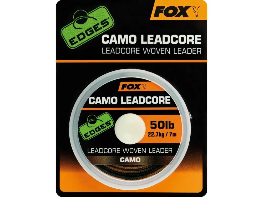 Zlevněný Fox Olovněná Šňůra Leadcore Camo 50 lb 22,7 kg