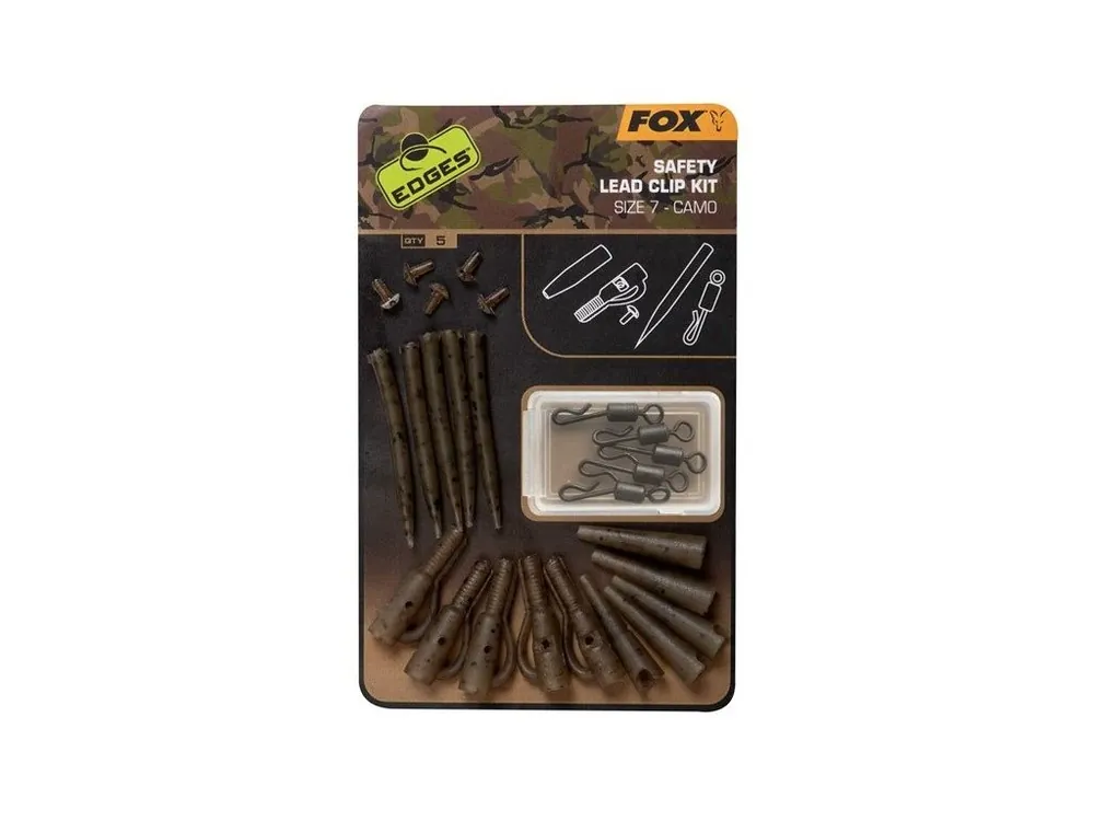 Fox Sada Závěsek Edges Camo Lead Clip Kit Víkendová Akce