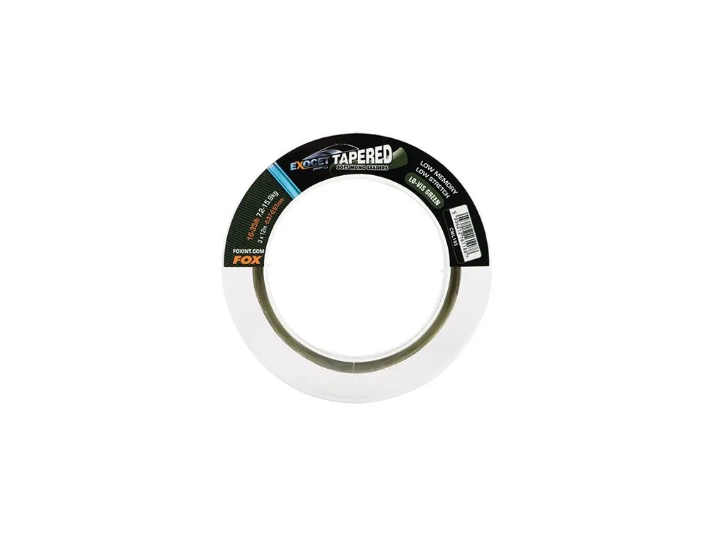 Výhodná Nabídka Fox Šokový Vlasec Exocet Pro Tapered Leader 3x12m - 0,33-0,50mm 12-30lb